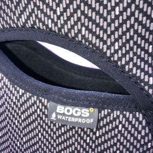 Bogs Plimsoll Herringbone Tall Apres Ski Boots 8